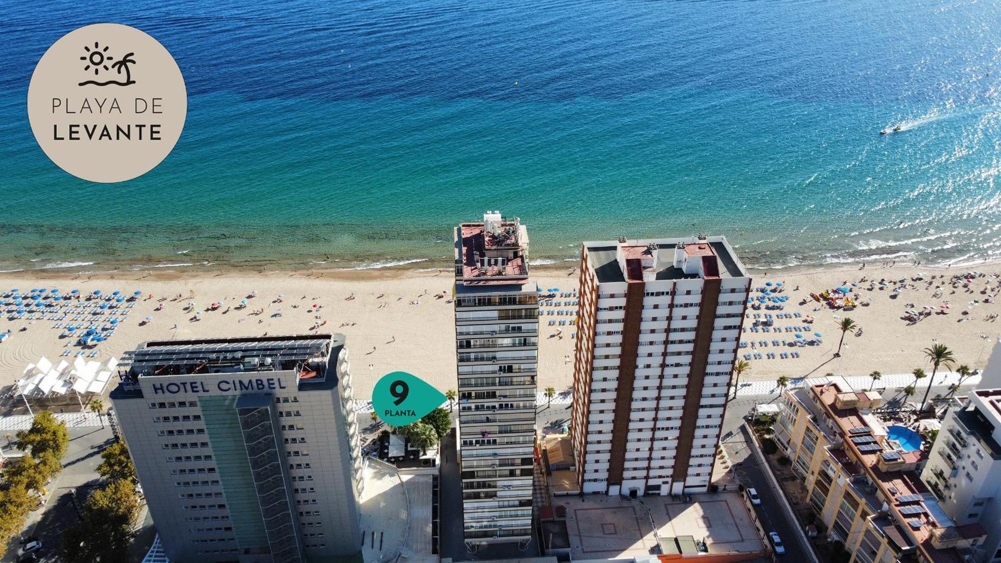 Precioso Estudio Frente La Playa بينايدورم المظهر الخارجي الصورة